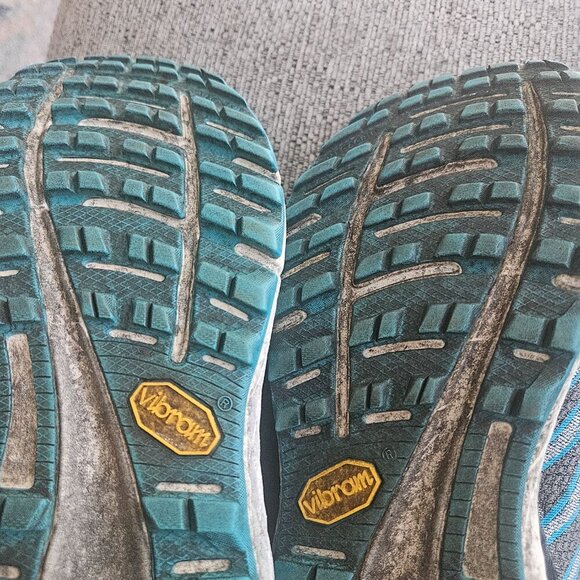 Merrell Vibram Grey Blue Running Gym Outdoor workout Hiking sneakers shoes 8.5 - Picture 12 of 12